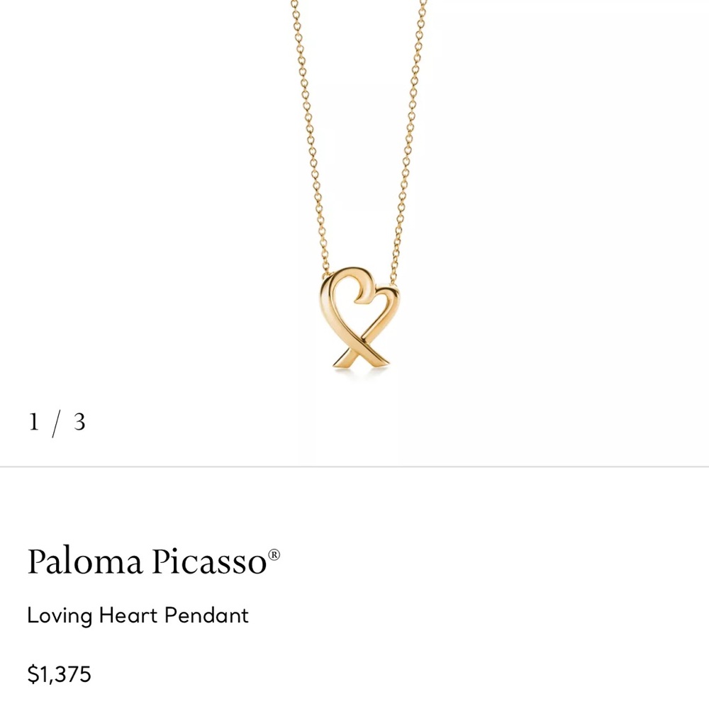 Tiffany & Co loving heart 18k Gold 17 in. necklace - Picture 10 of 10